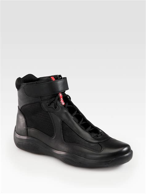 prada black.shoes|high top black prada shoes.